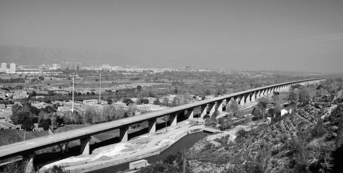 二十里铺特大桥雄姿<br />