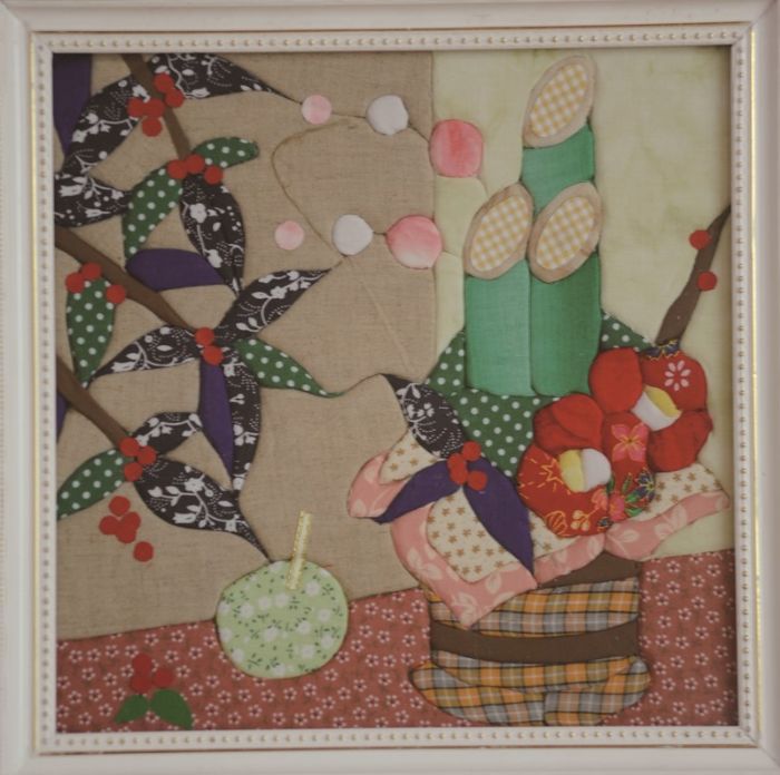 竹（贴布画）二等奖 李秀清（二公司）<br />