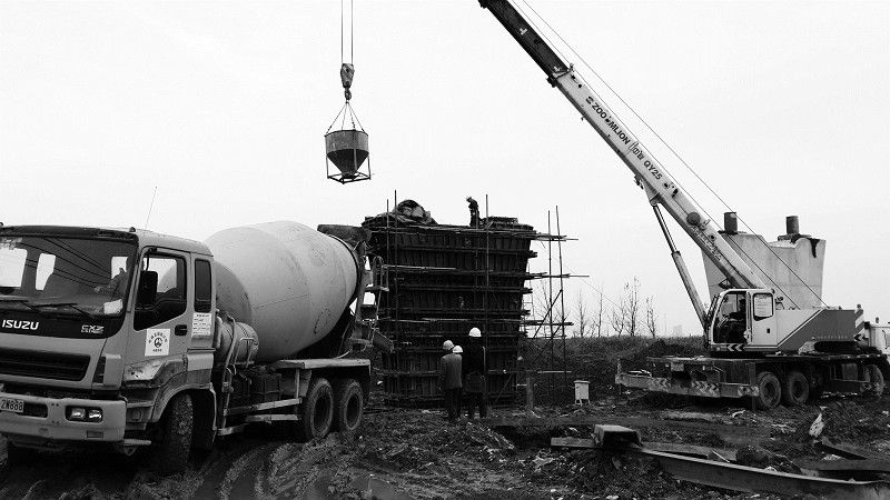 桥墩混凝土施工<br />