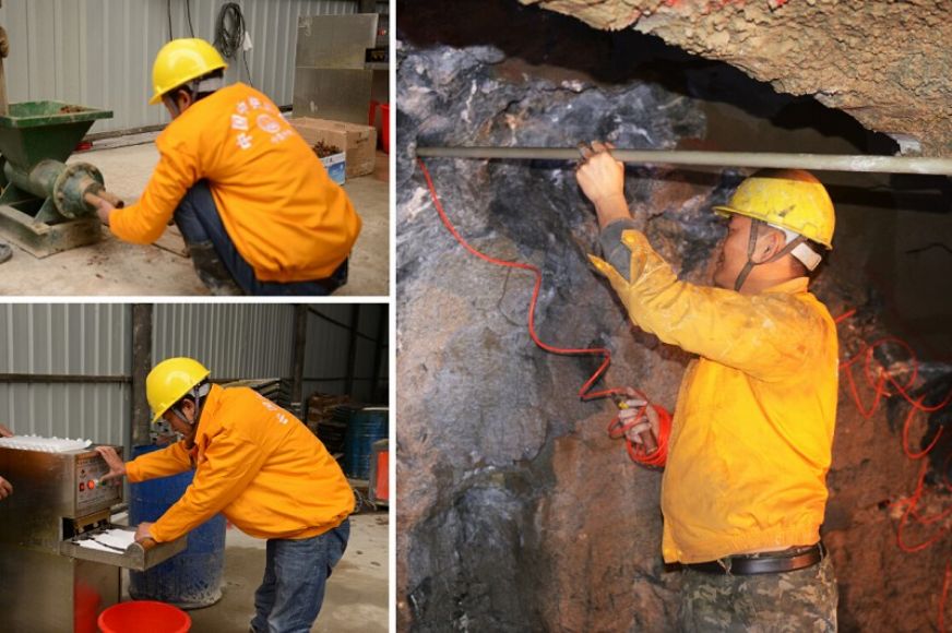 采用碱性水压爆破减少溢出硫化氢施工<br />