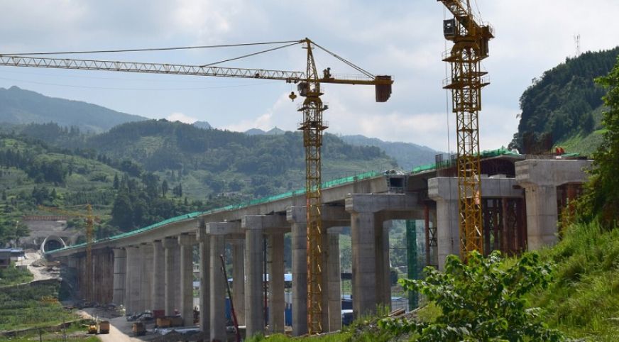 新街车站1号多线特大桥<br />